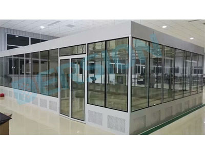 組裝式潔凈室-中空玻璃型結構介紹