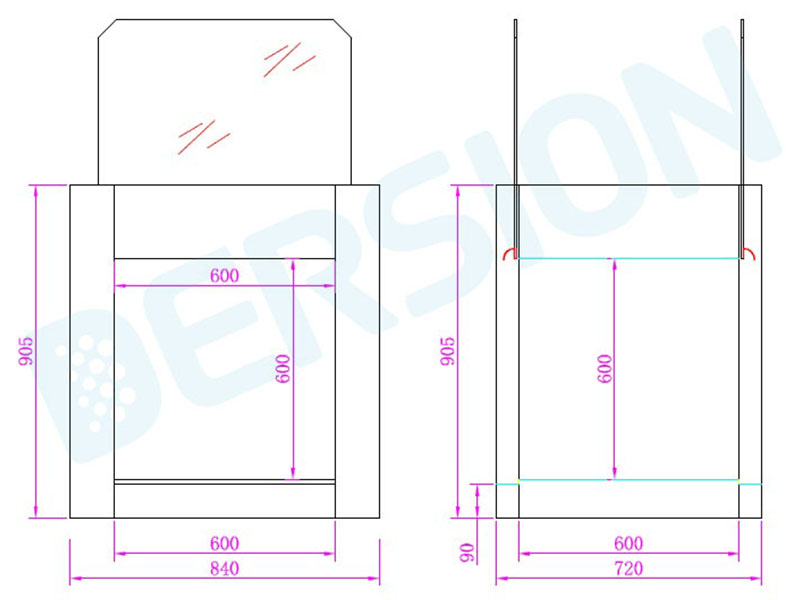 自定位升降門傳遞窗