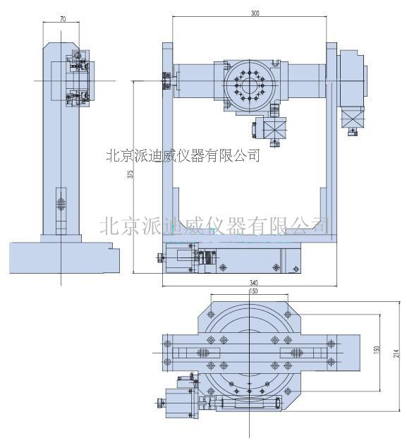PT-SW01 電動三維旋轉(zhuǎn)臺 三維電動位移臺 電動滑臺 電動角位臺