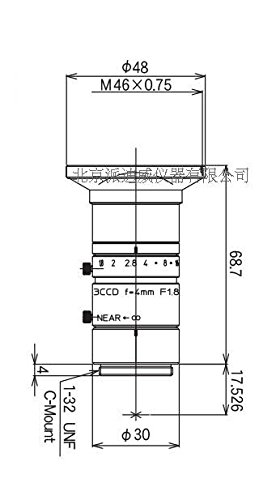 kowa 鏡頭 物鏡 LM4NC3 顯微鏡物鏡 kowa 鏡頭 物鏡 LM4NC3 顯微鏡物鏡