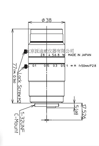 kowa 鏡頭 物鏡 LM50JC10M 顯微鏡物鏡 kowa 鏡頭 物鏡 LM50JC10M 顯微鏡物鏡