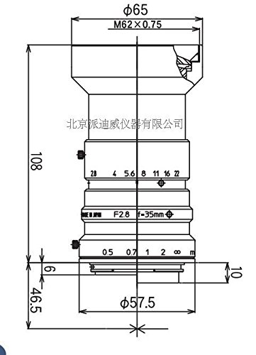 kowa鏡頭 物鏡 LM35CLS F接口專用低畸變鏡頭 顯微鏡物鏡 kowa鏡頭 物鏡 LM35CLS F接口專用低畸變鏡頭 顯微鏡物鏡