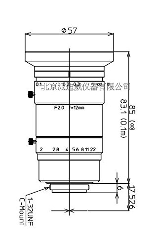 kowa 鏡頭 物鏡 LM12XC 顯微鏡物鏡 kowa 鏡頭 物鏡 LM12XC 顯微鏡物鏡