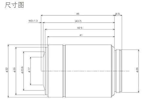 奧林巴斯 明暗視場用平場消色差物鏡 MPLN-BD 奧林巴斯 明暗視場用平場消色差物鏡 MPLN-BD