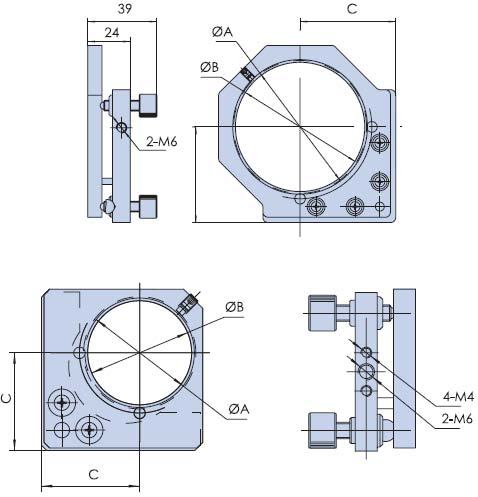 PG207-(15-50)反射分光鏡架(單開) PG207-(15-50)反射分光鏡架(單開)