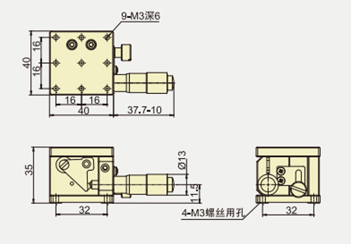 PT-SD401 精密型手動升降臺 升降機 升降桌 精密位移臺 升降器 PT-SD401 精密型手動升降臺 升降機 升降桌 精密位移臺 升降器