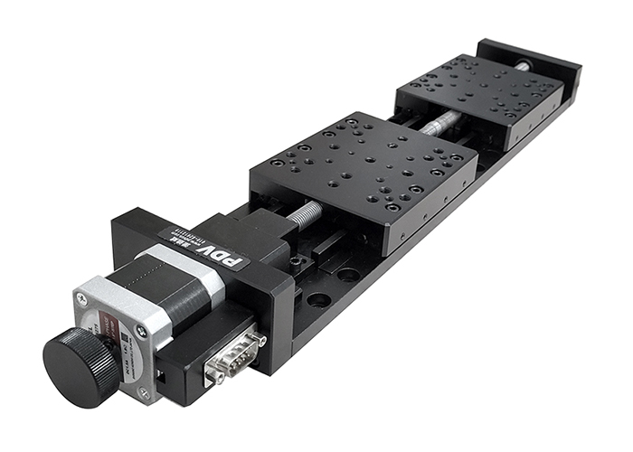 PTL-S100 電動雙臺面拉伸位移臺 拉伸臺 雙滑塊平臺 PTL-S100 電動雙臺面拉伸位移臺 拉伸臺 雙滑塊平臺