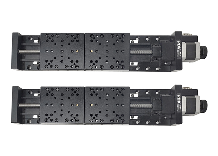 PTL-S100 電動雙臺面拉伸位移臺 拉伸臺 雙滑塊平臺 PTL-S100 電動雙臺面拉伸位移臺 拉伸臺 雙滑塊平臺