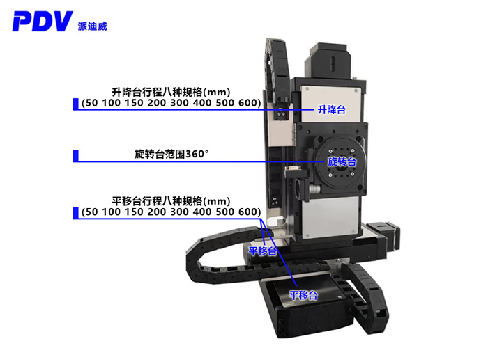 PT-GD150(201)四維電動(dòng)調(diào)節(jié)平臺 平移升降旋轉(zhuǎn)四維組合位移臺 PT-GD150(201)四維電動(dòng)調(diào)節(jié)平臺 平移升降旋轉(zhuǎn)四維組合位移臺