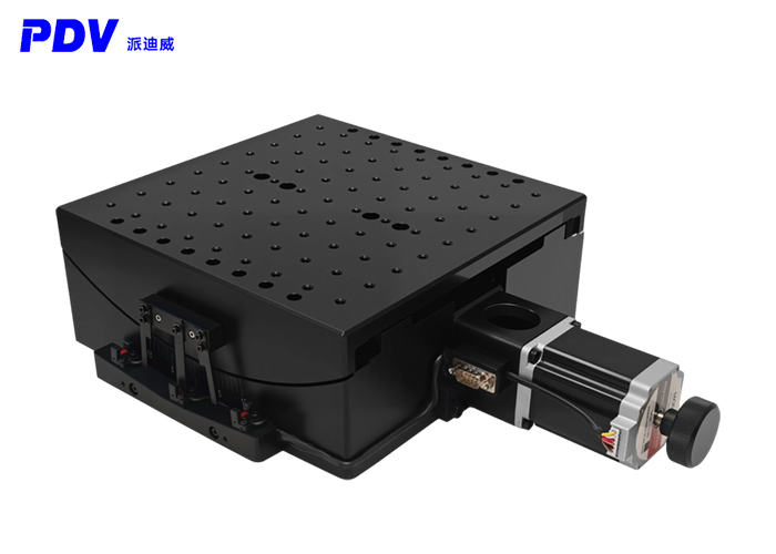 精密型電動角位臺大負載150kg大臺面280*280mm弧度臺正負5度俯仰