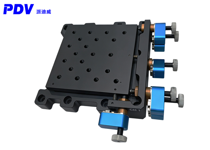 電控壓電調(diào)節(jié)臺(tái) 六軸壓電螺釘位移臺(tái)XYZ行程3mm PT-NM108