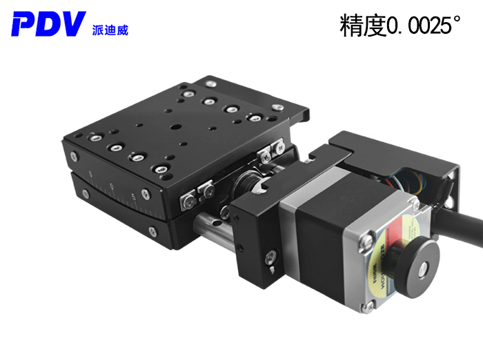 PT-GD06100高精度電動角位臺 滑臺光耦合設(shè)備用光通信精度0.005°